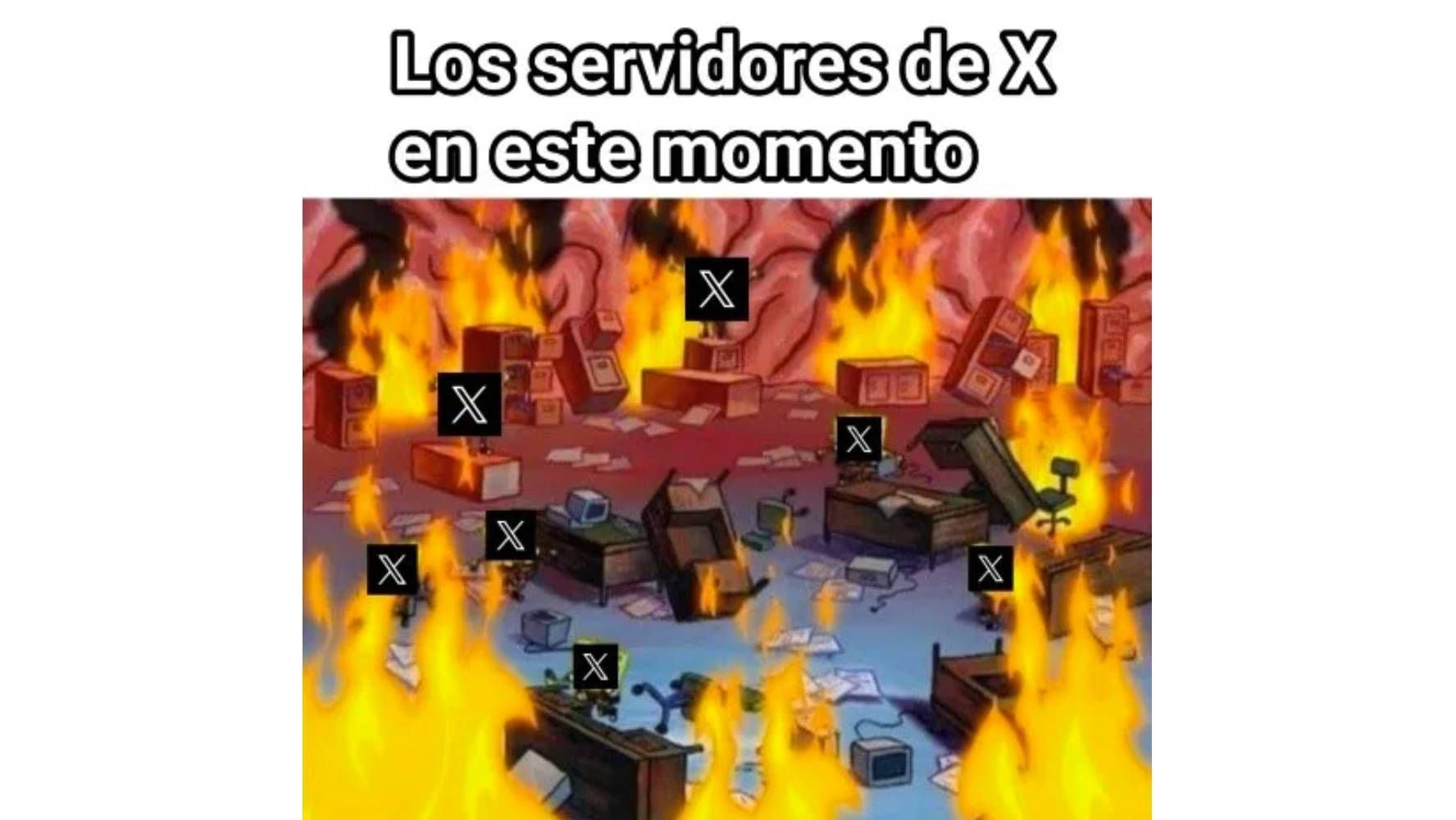 Memes de la caída de X (Twitter). (Foto: Especial).