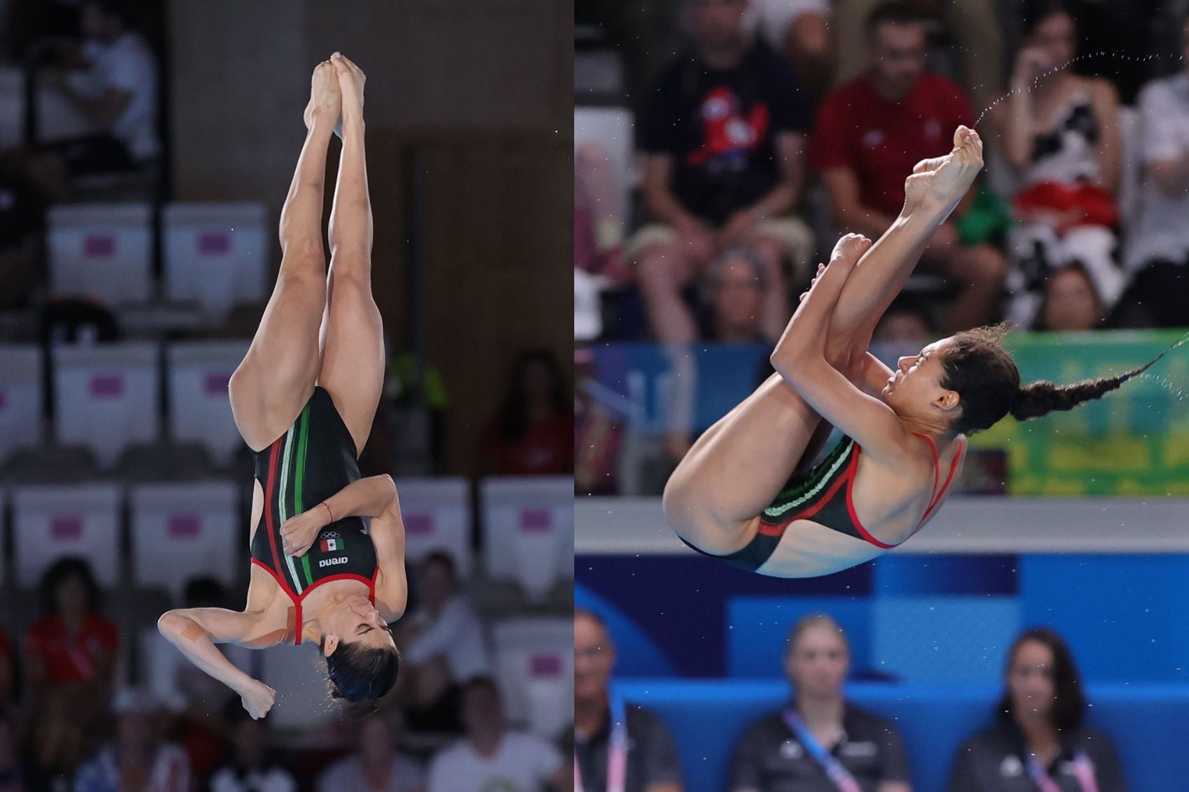 Las clavadistas mexicanas Alejandra Orozco y Gabriela Agúndez participaron en las Semifinales de la plataforma 10 femenil.