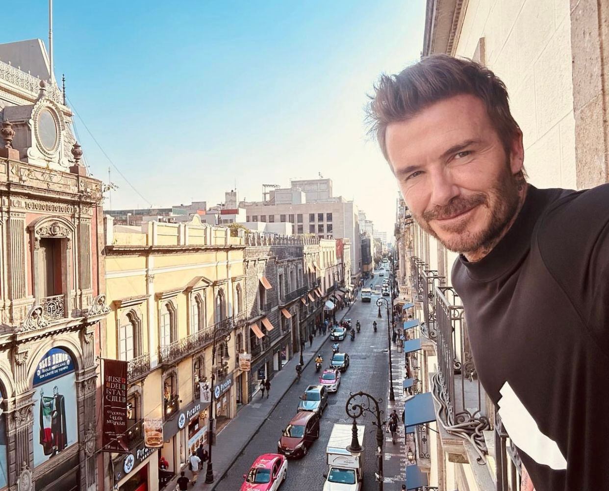 David Beckham visitó el Centro Histórico de la CDMX. (Foto: Instagram / @davidbeckham)