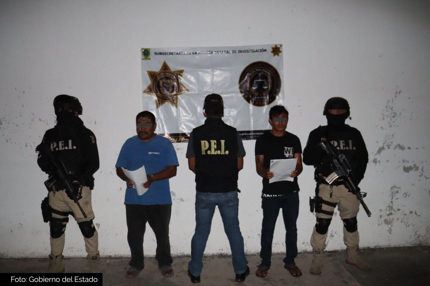 Los cinco detenidos presuntamente estarían implicados en el linchamiento de Alejandro 'N'. (Foto: SSP Yucatán)