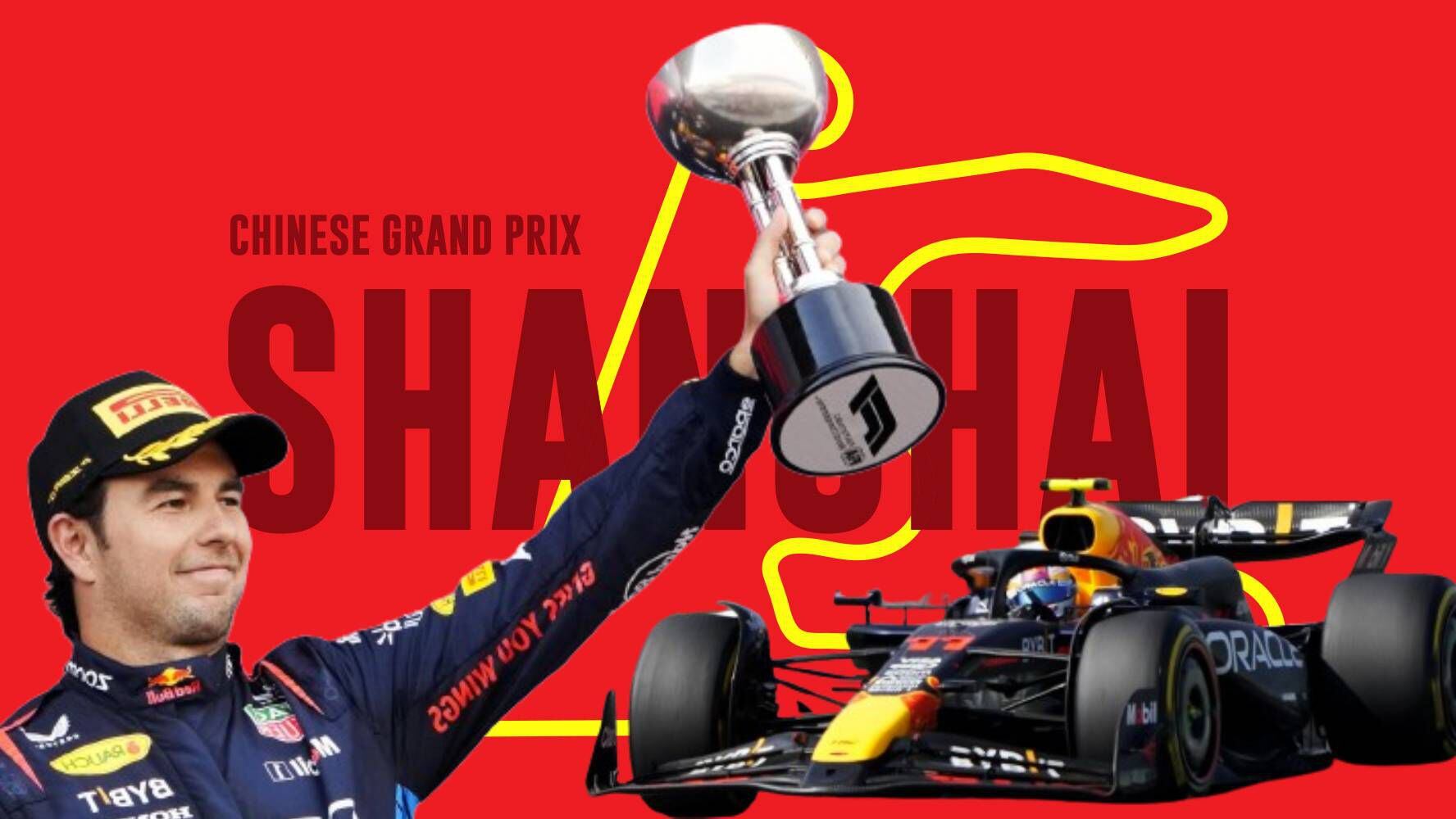 Sergio 'Checo' Pérez busca su primer podio en Shangai en el Gran Premio de China 2024. (Fotos: Shutterstock / EFE).
