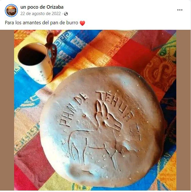 El pan de burro se consume en Veracruz y Puebla. (Foto: Facebook Un poco de Orizaba).