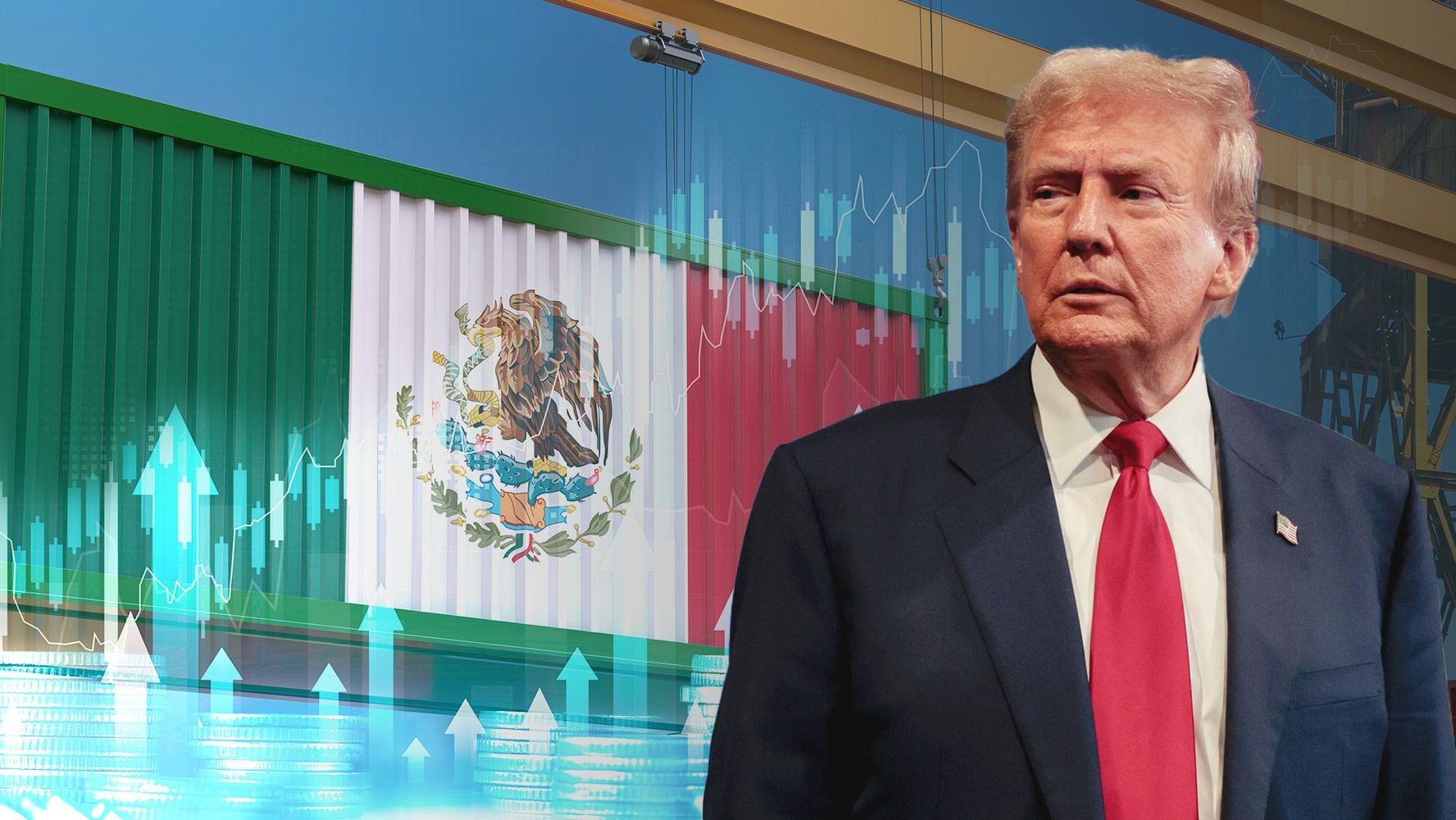 Trump cumple su amenaza: Aprueba aranceles del 25% a México