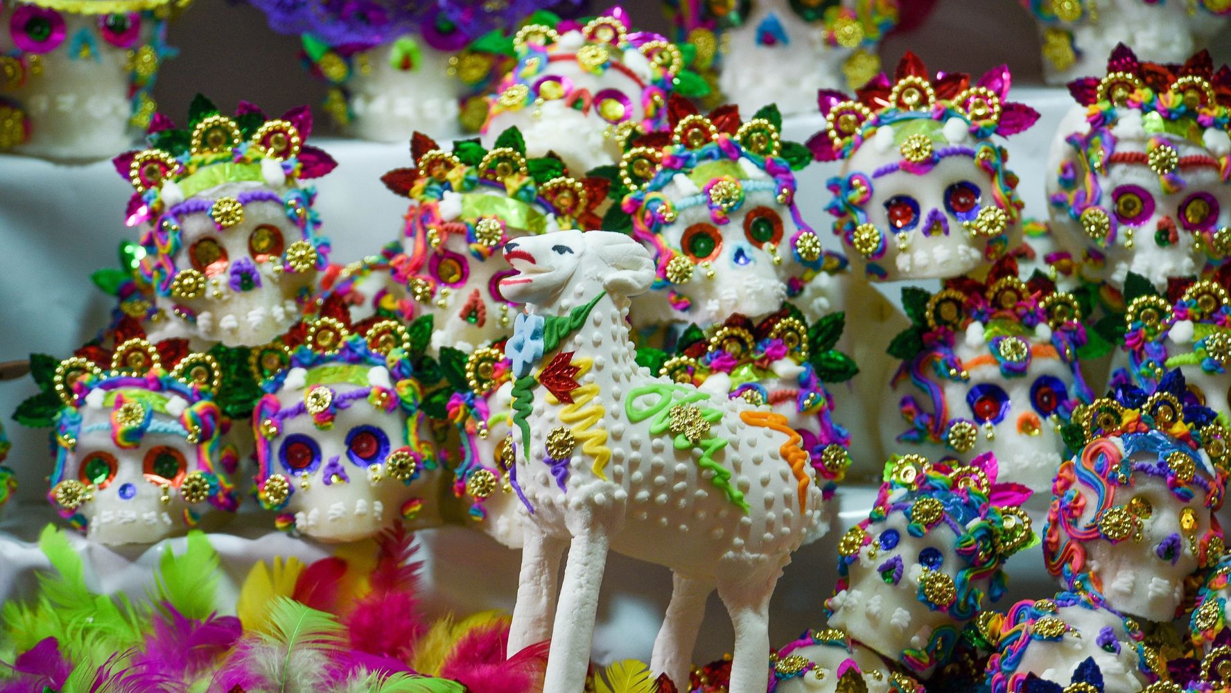 La Feria del Alfeñique de Toluca inició a principios de octubre. (Foto: Cuartoscuro)