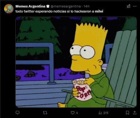 Estos son los memes que dejaron las publicaciones de Javier Milei. (Foto: Captura de pantalla)