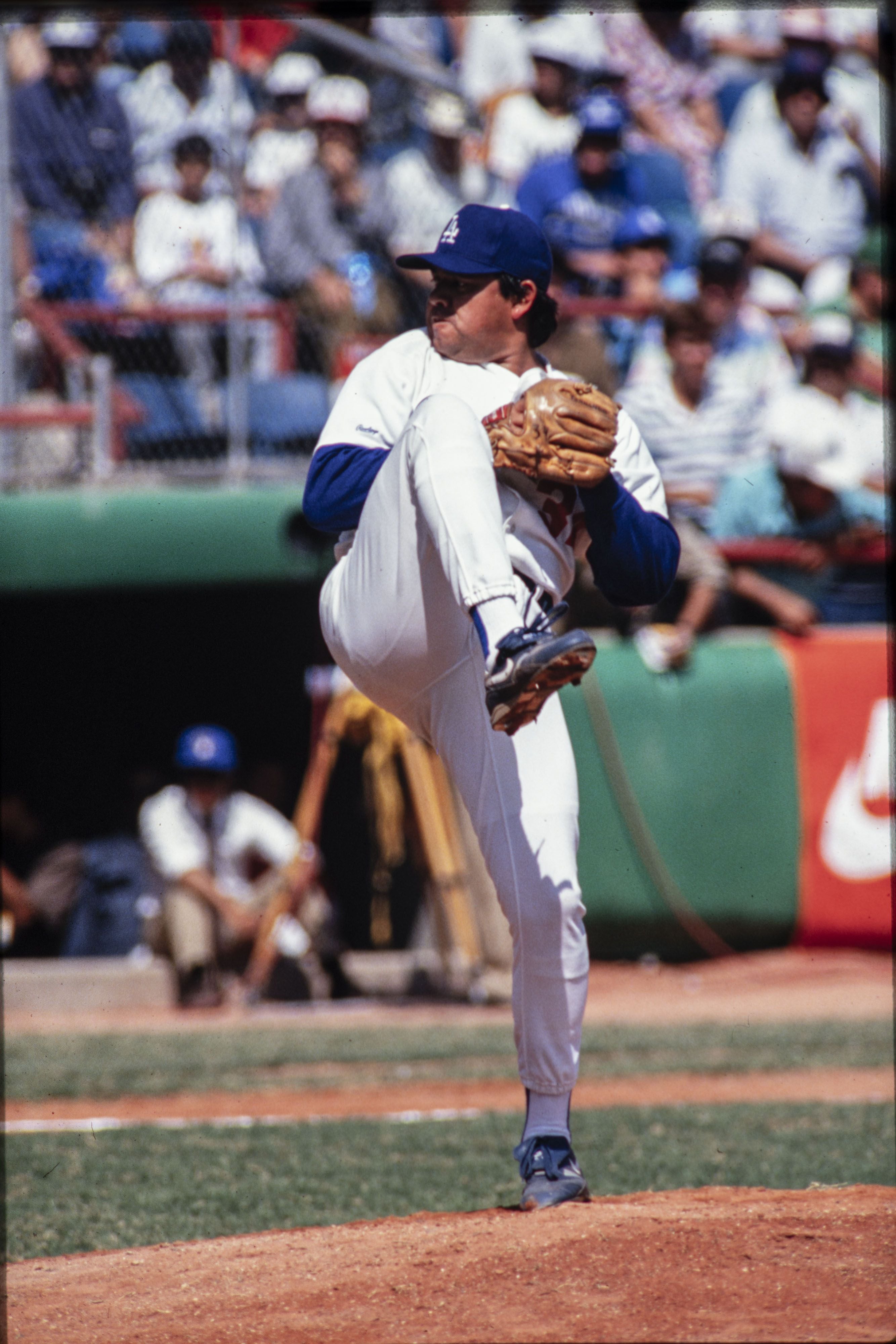 Fernando Valenzuela jugó durante 11 temporadas con los Dodgers.