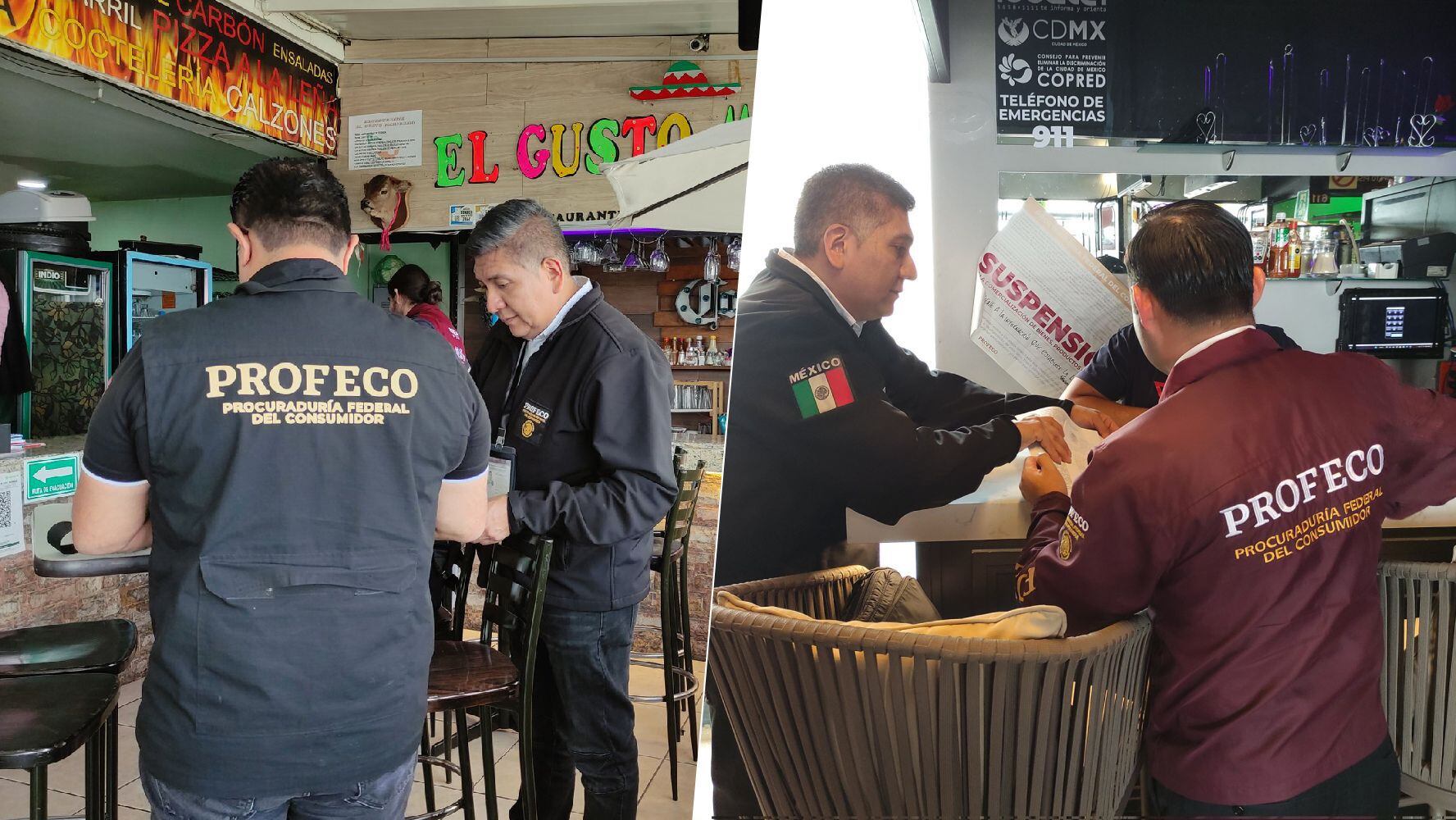 Profeco sanciona a 4 restaurantes del Zócalo: Esto fue lo que encontró en las terrazas