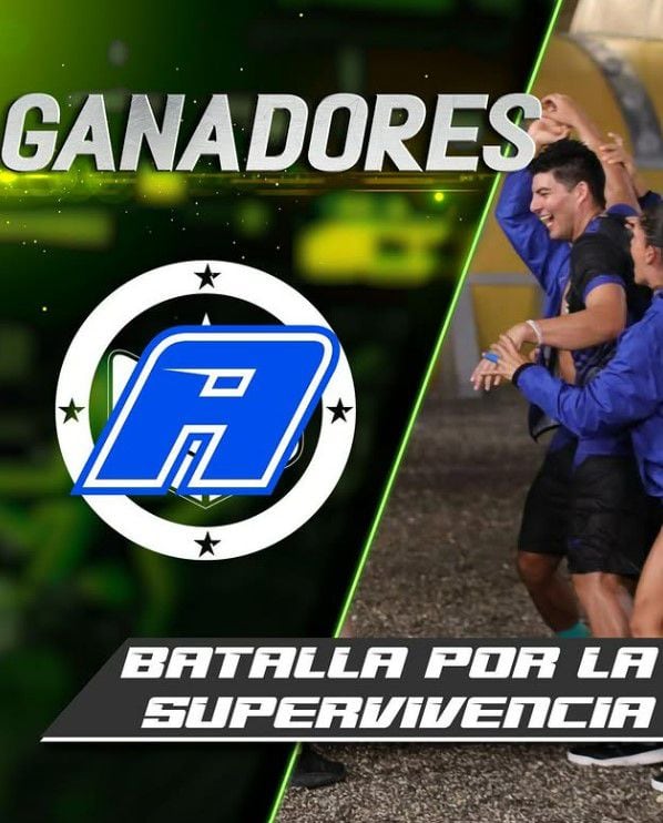 Integrantes del equipo azul ganaron la batalla por la supervivencia en la semana 8. (Foto: @exatlonmx).