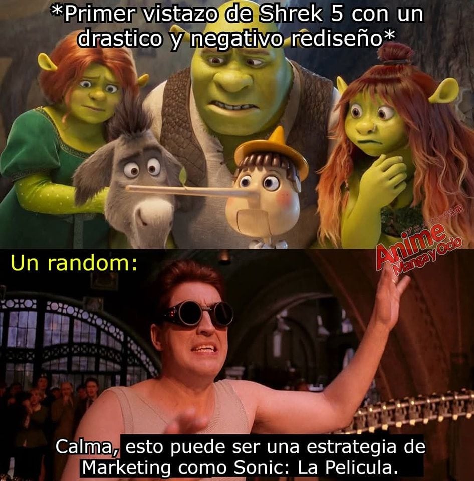 Memes sobre el tráiler de la película 'Shrek 5'. (Foto: Redes sociales)