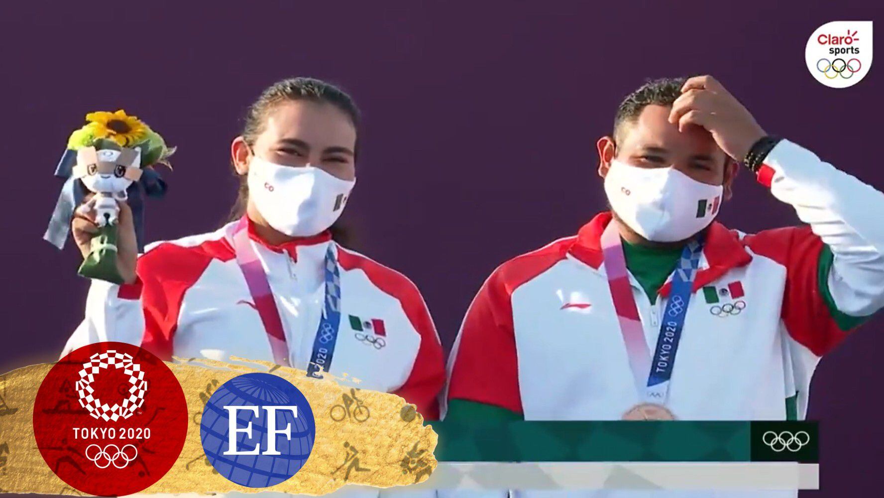 ¡Ya cayó la primera! México consigue medalla de bronce en tiro con arco mixto