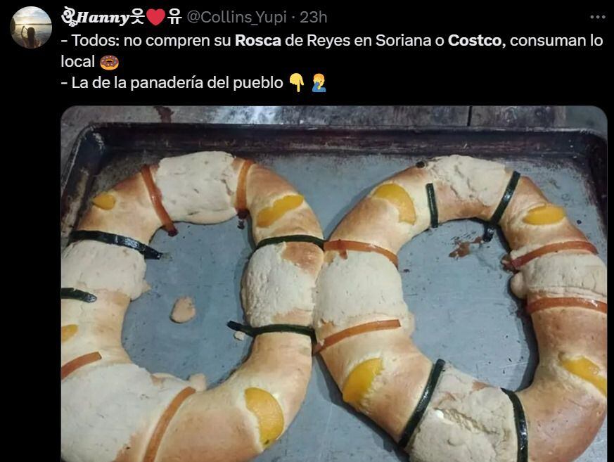 Memes de la tradicional rosca de Reyes y la reventa de roscas del Costco. (Foto: Redes sociales)