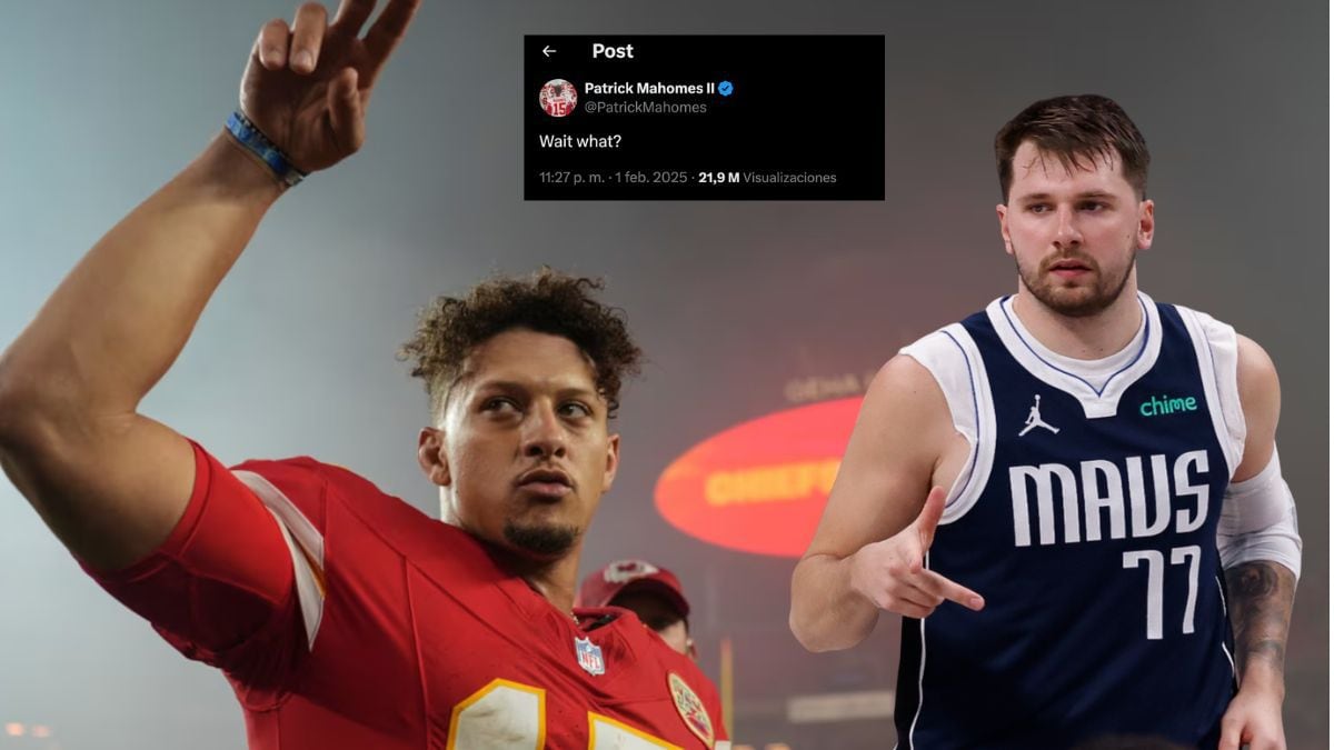 Patrick Mahomes reacciona a traspaso de Luka Doncic a Lakers: ‘Me siento enfermo’