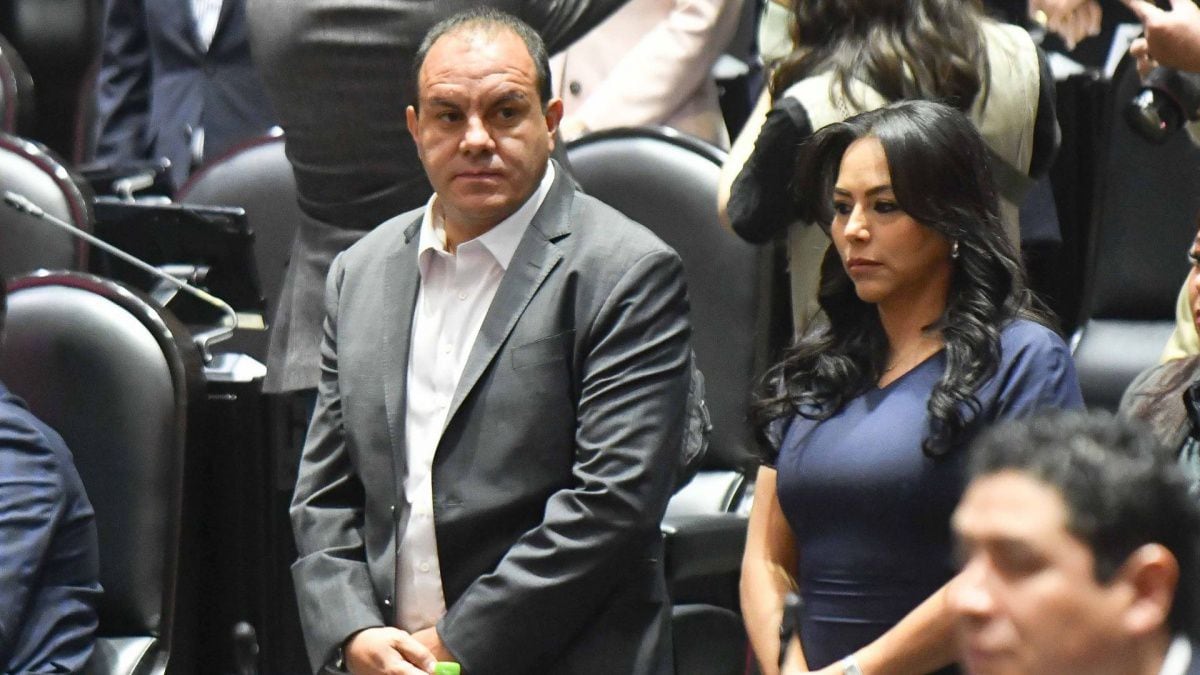 Cuauhtémoc Blanco durante la sesión ordinaria de la Cámara de Diputados, en la que se discutió el dictamen relativo a la Cuenta de la Hacienda Pública Federal, correspondiente al Ejercicio Fiscal 2022. FOTO: MARIO JASSO/CUARTOSCURO.COM