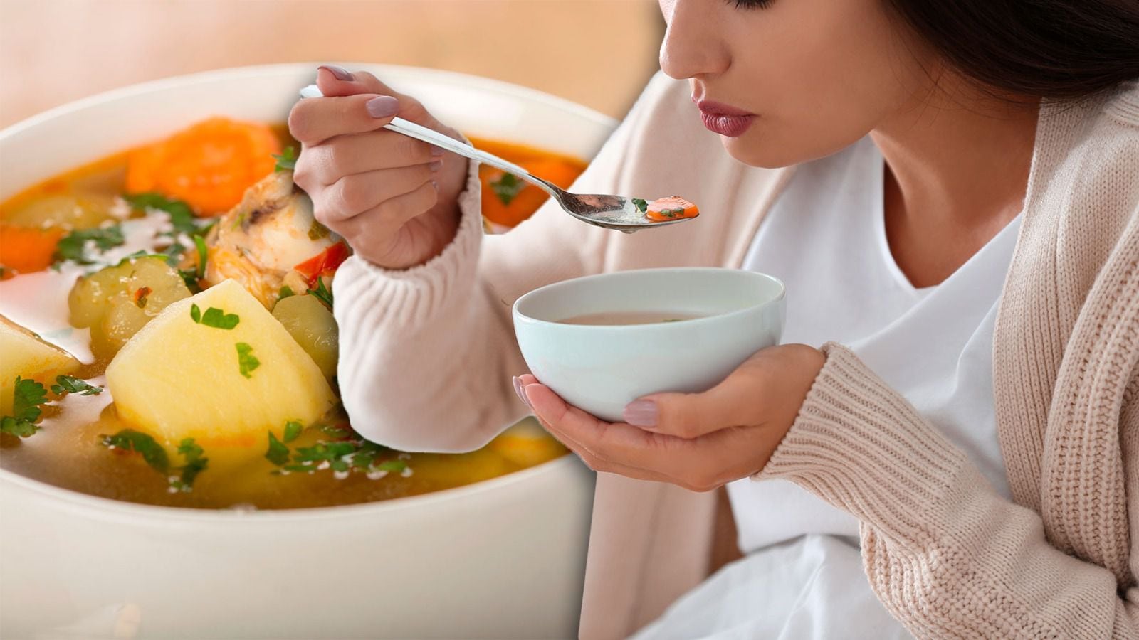 El caldo de pollo es la clásica comida que se recomienda para los enfermos. (Foto: Especial El Financiero).