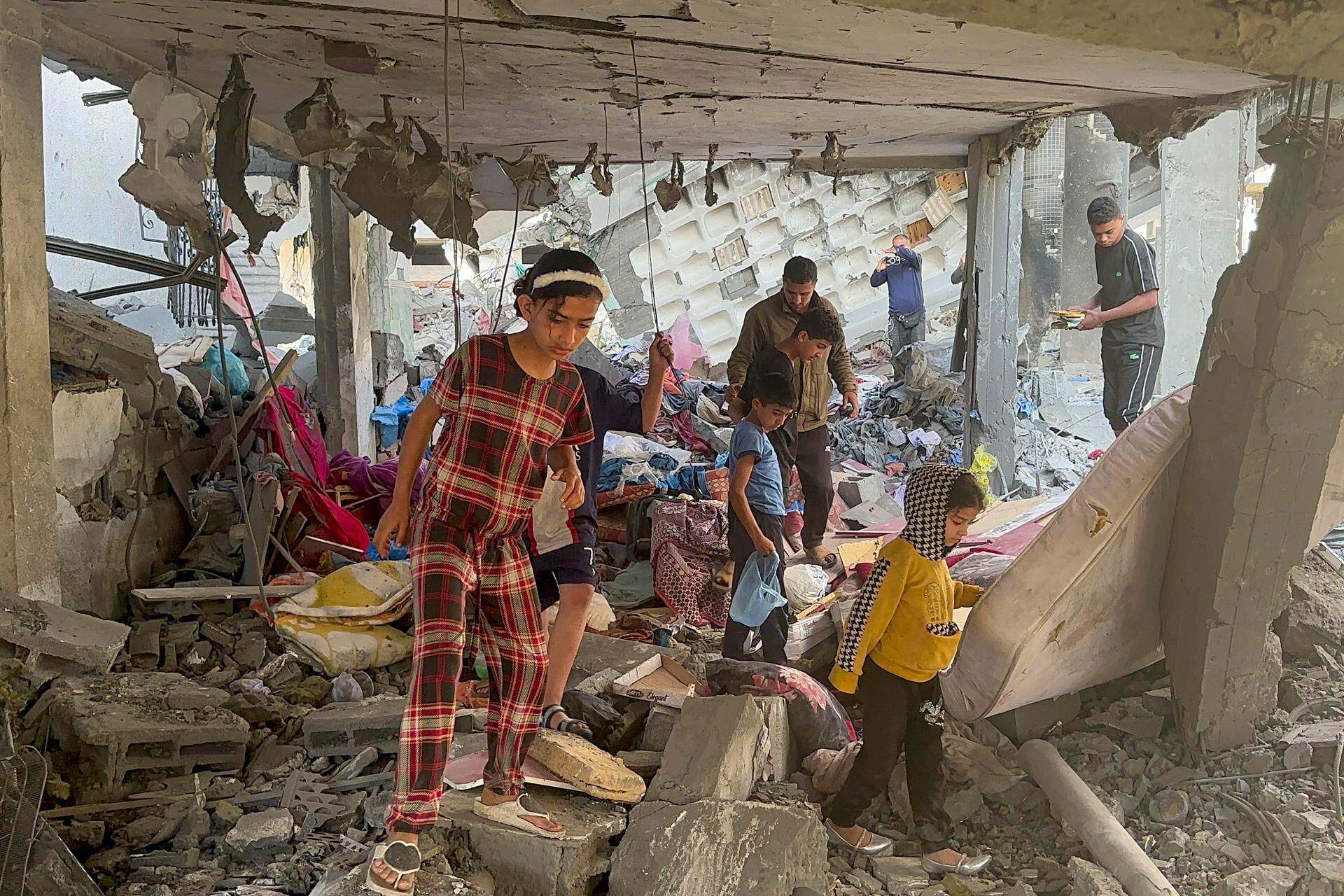 Niñas y niños en Gaza han enfrentado situaciones traumáticas debido a la guerra de Israel sobre el territorio palestino.