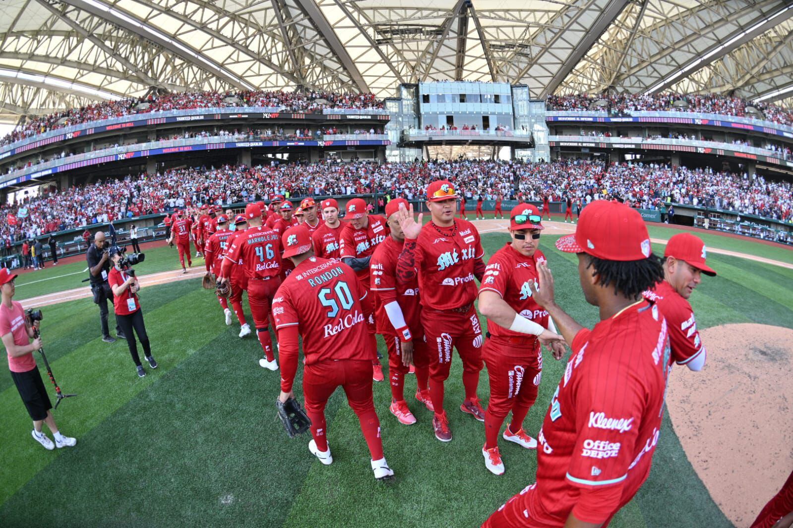 Los Diablos Rojos recibieron a Yankees este 24 de marzo en el  primero de dos partidos de exhibición.