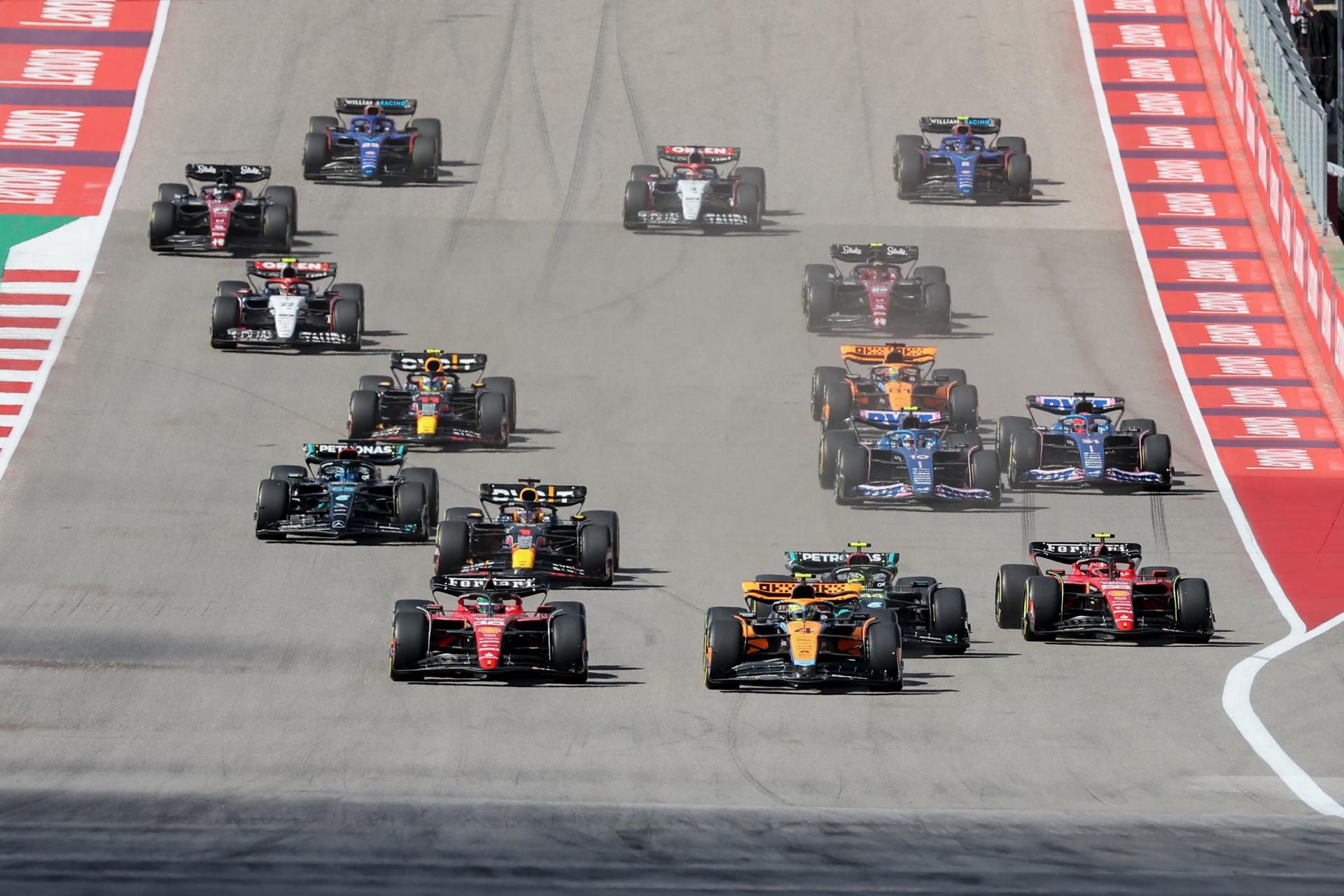 Pérez finalizó el GP de Estados Unidos 2023 en Austin en cuarto lugar. (Foto: EFE).