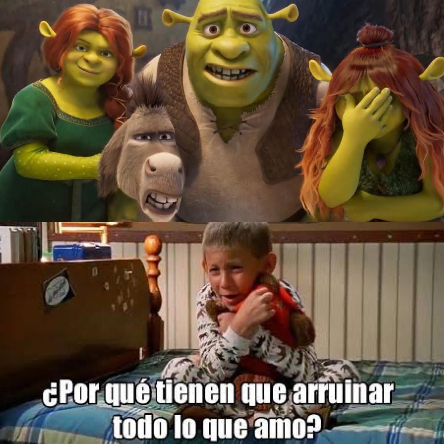 Memes sobre el tráiler de la película 'Shrek 5'. (Foto: Redes sociales)