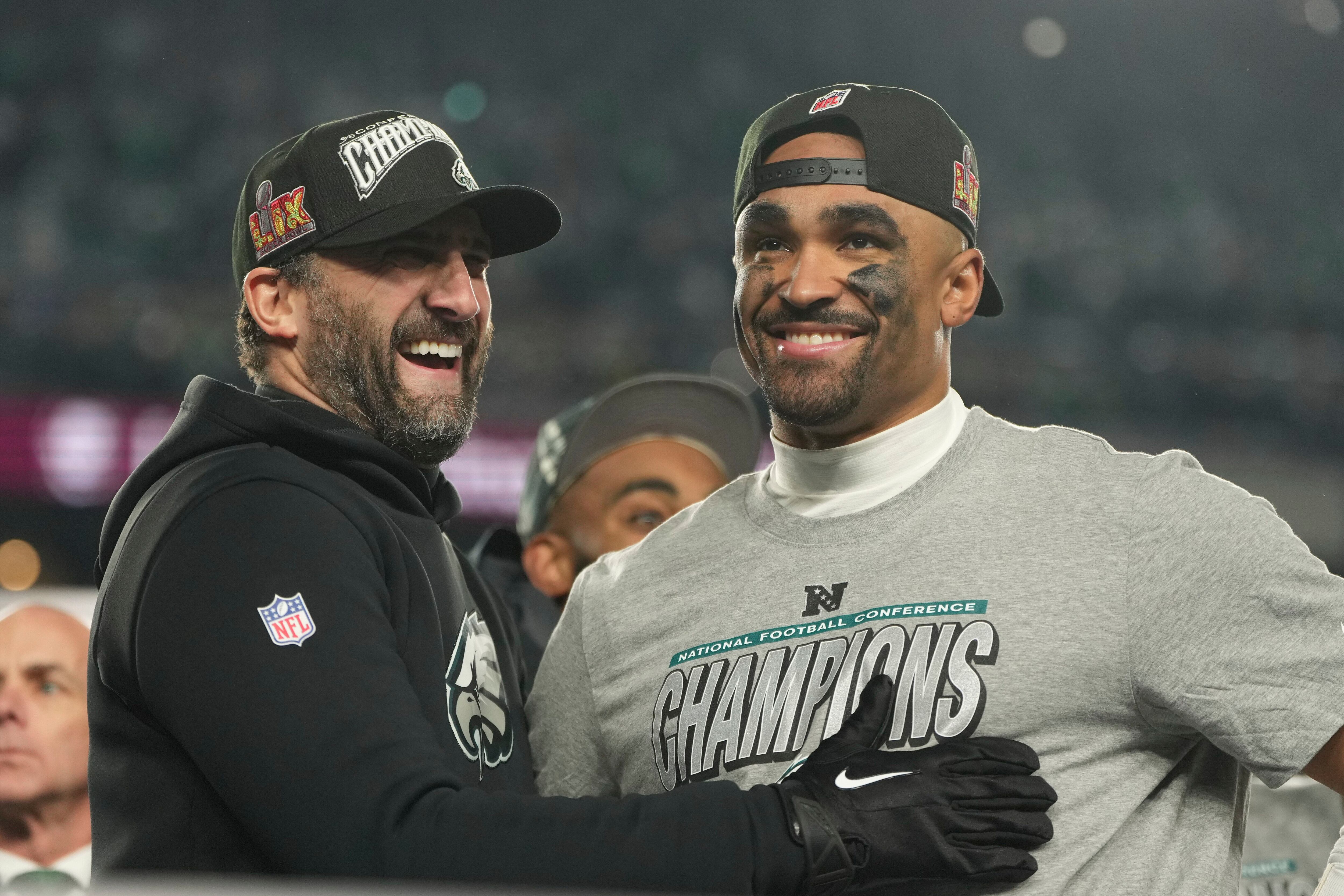 El quarterback Jalen Hurts, de los Eagles de Philadelphia, habló del Super Bowl 2025. (Foto: AP)