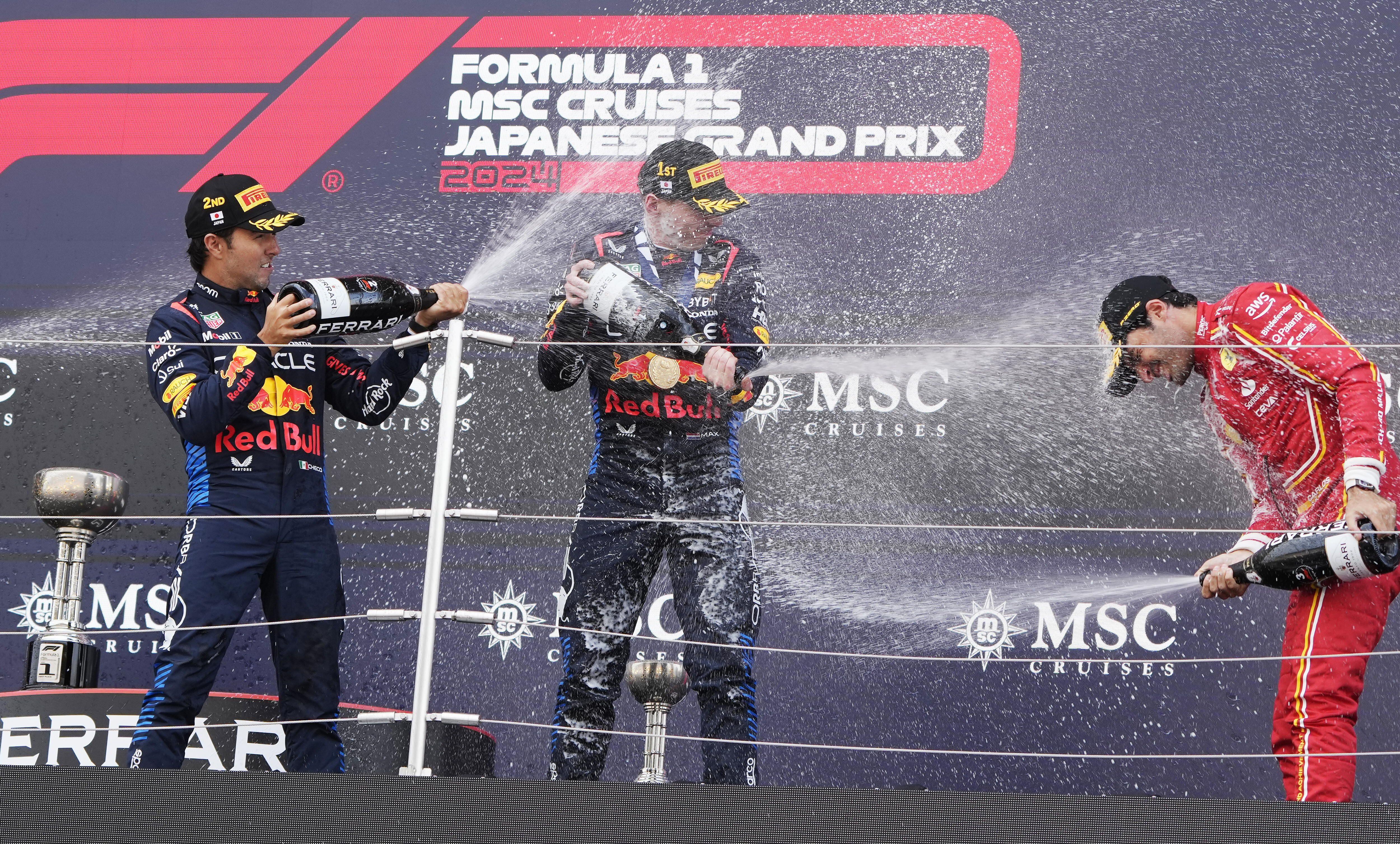 Los pilotos de Red Bull volvieron al podio en el GP de Japón tras un desastroso fin de semana en Melbourne. (Foto: EFE)