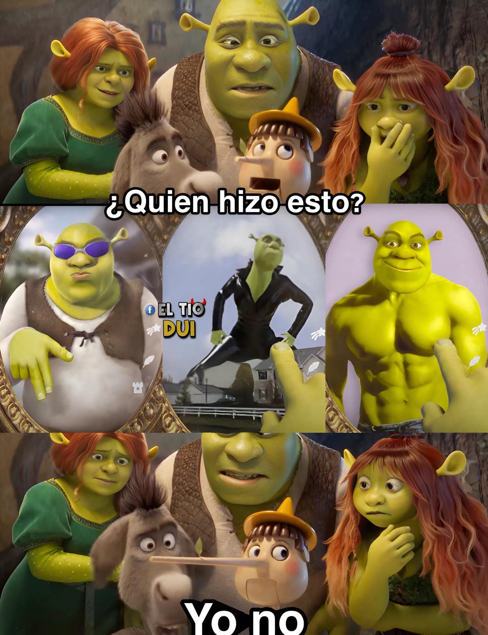 Memes sobre el tráiler de la película 'Shrek 5'. (Foto: Redes sociales)