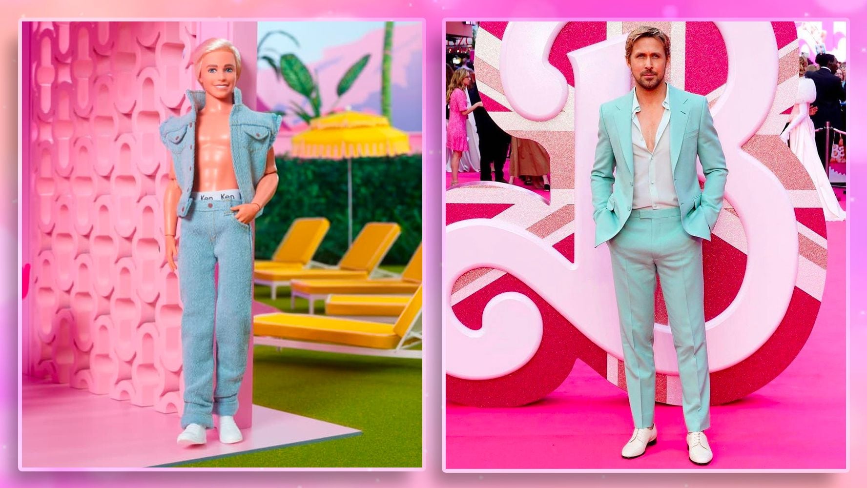 Ken es interpretado por Ryan Gosling en la nueva película de Barbie.