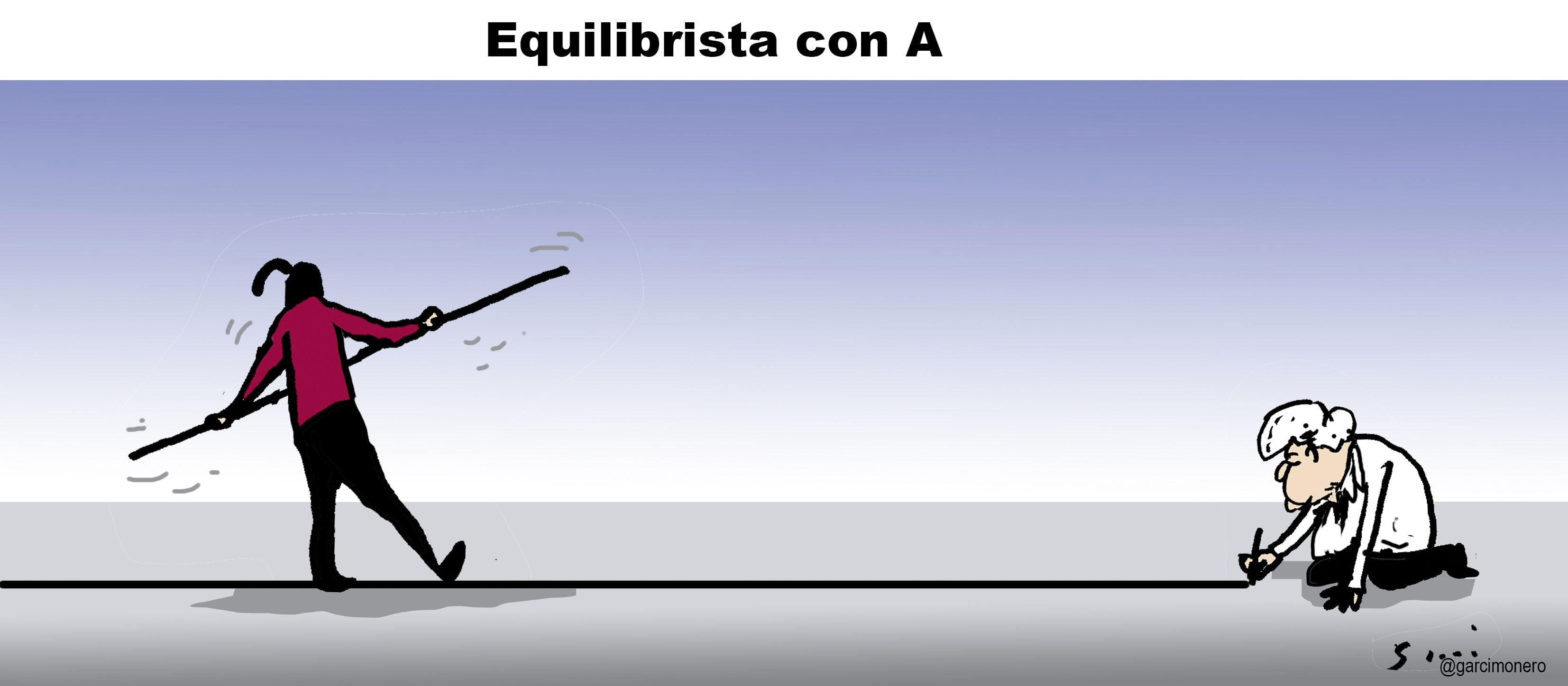 Equilibrista con A