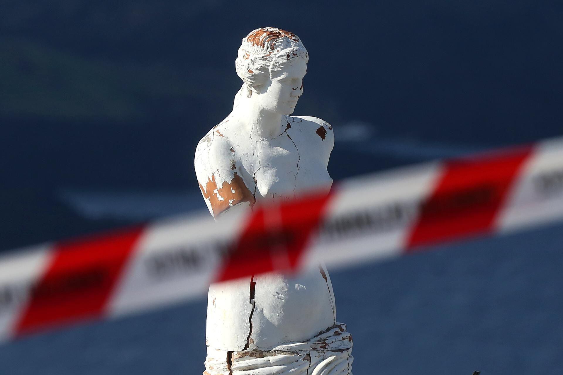 Los sismos en Santorini no han sido muy fuertes, pero han sido por cientos. (Foto: EFE/EPA/ORESTIS PANAGIOTOU)
