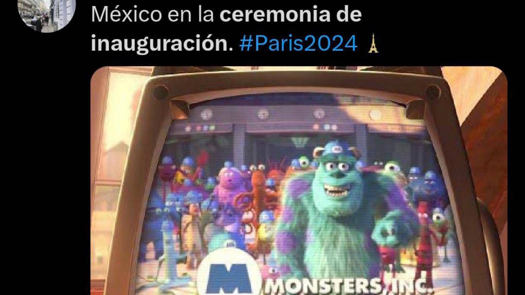 Los memes recordaron el momento divertido de Monsters. Inc (Foto Redes sociales)