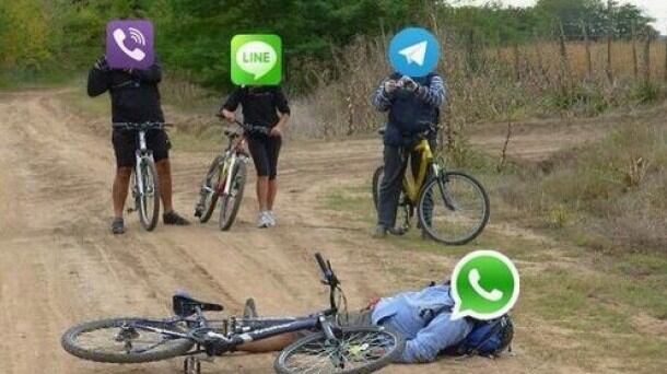 Memes sobre la caída de WhatsApp hoy, 3 de abril. (Foto: Redes sociales)