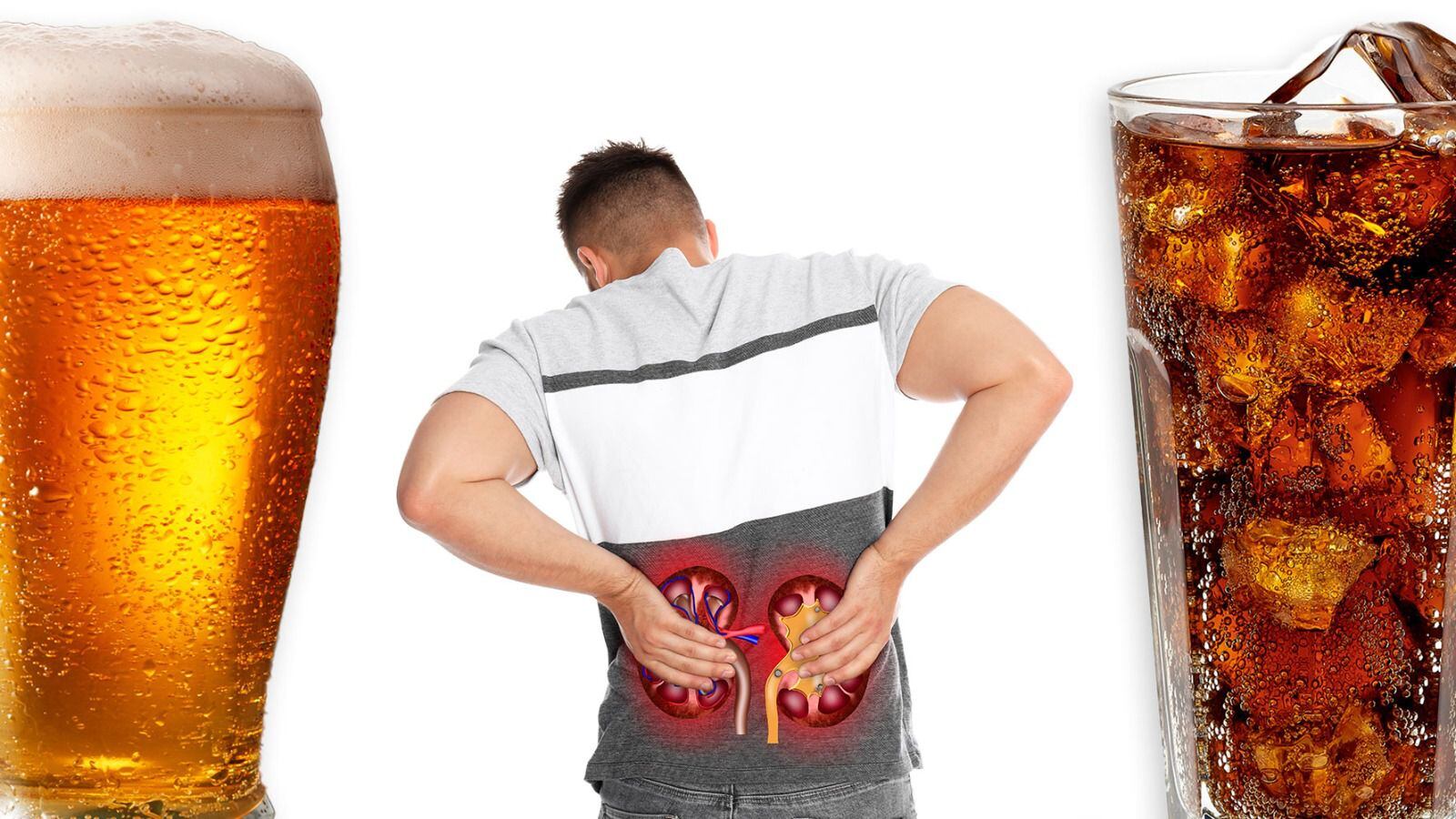 En exceso, refresco y cerveza pueden ser dañinos para órganos como los riñones. (Foto: Especial).