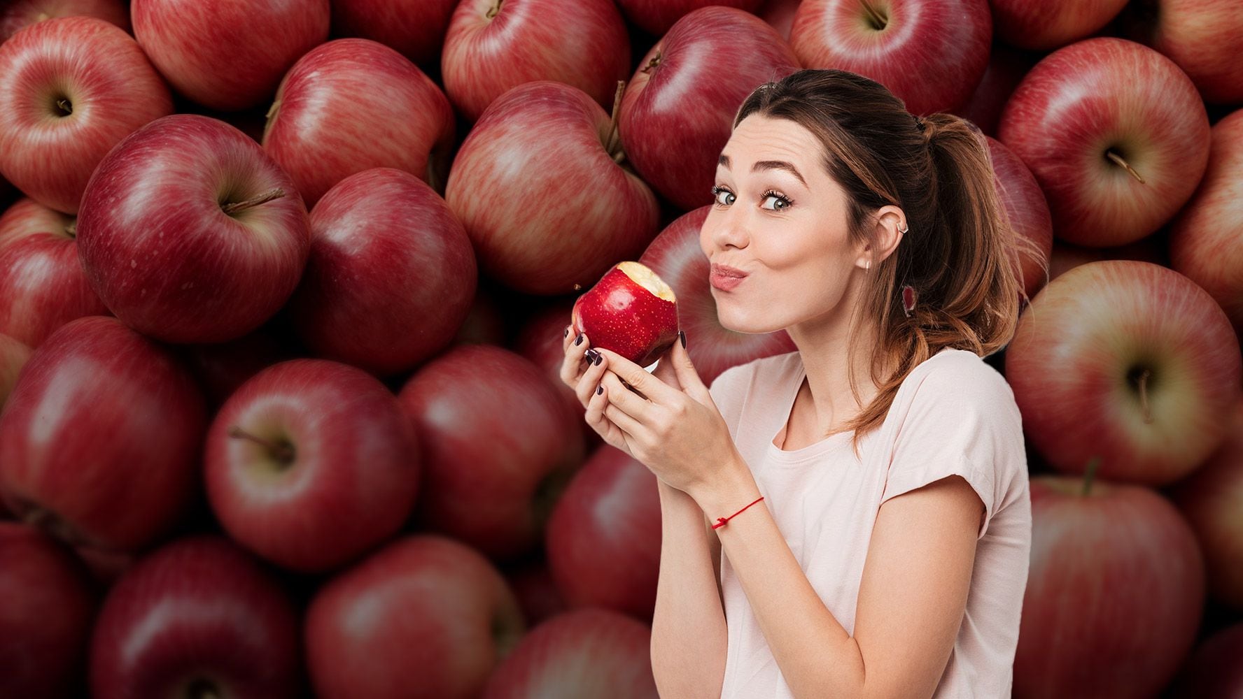 La manzana es rica en un tipo de fibra que beneficia a las bacterias buenas del intestino. (Foto: Especial El Financiero).