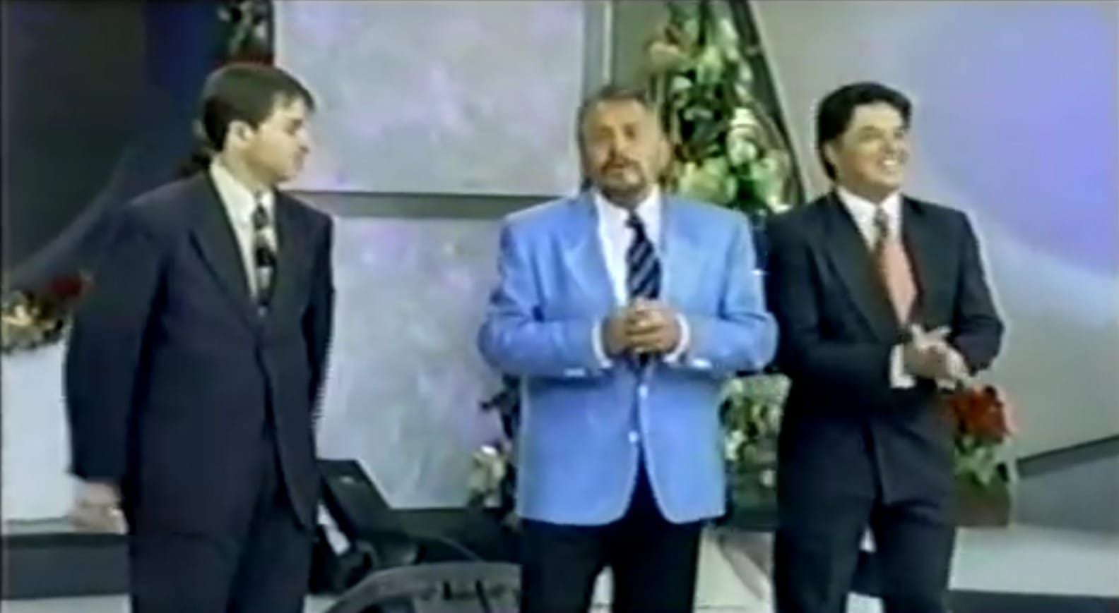 Jorge Gil, Paco Stanley y Mario Bezares solían salir juntos en los programas. (Foto: Facebook @PacoStanleytributo)
