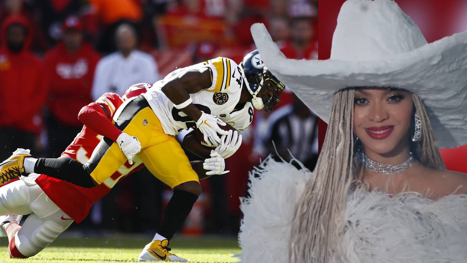 Los juegos que este miércoles abren la semana 17 entre los Steelers que recibirán a los campeones Kansas City Chiefs y el choque en el que Baltimore Ravens visitará a Houston Texans. Beyoncé canta en el medio tiempo. (Foto: EFE / Netflix).