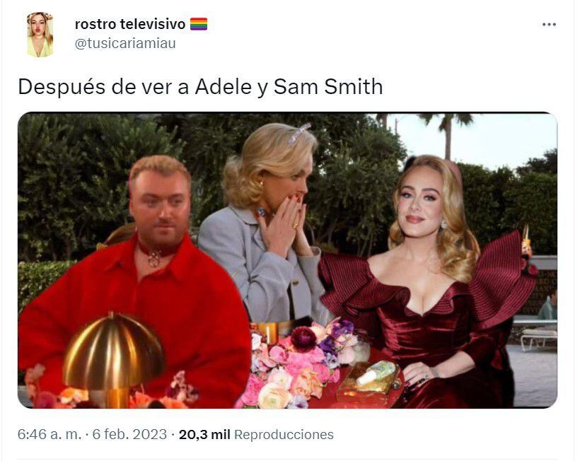 Sam Smith y Adele acudieron al evento de los Grammy.