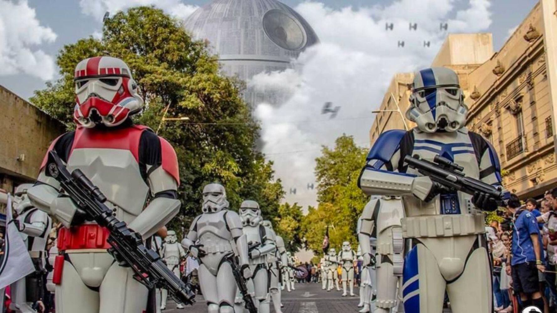 Desfile de Star Wars que se realizó en 2022 en CDMX.