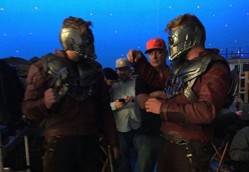 Chris Pratt compartía fotos cono Tony McFarr desde el set de 'Guardianes de la Galaxia'. (Foto: Instagram @prattprattpratt)