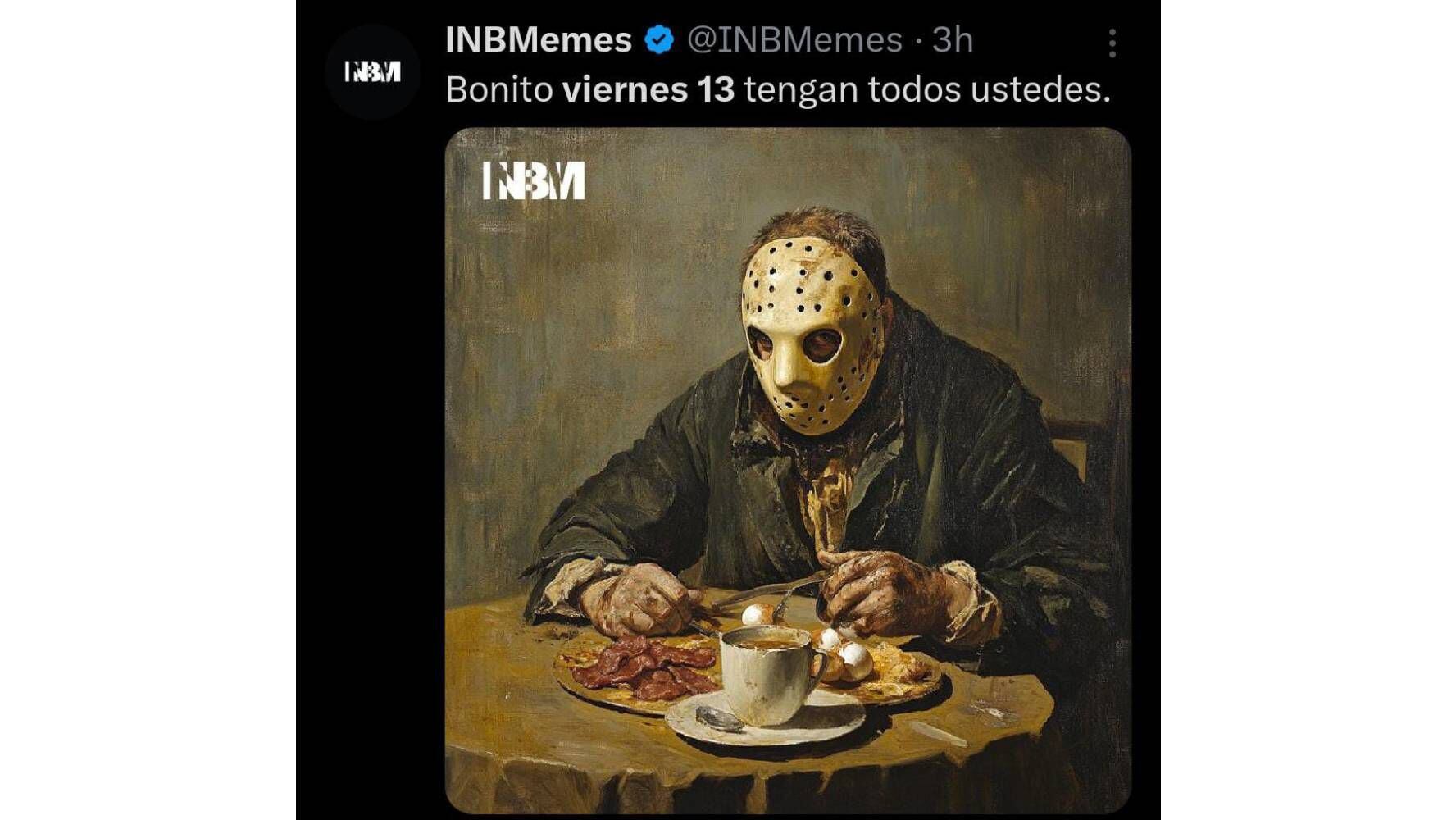 Los memes del viernes 13 de diciembre. (Foto: Captura X)