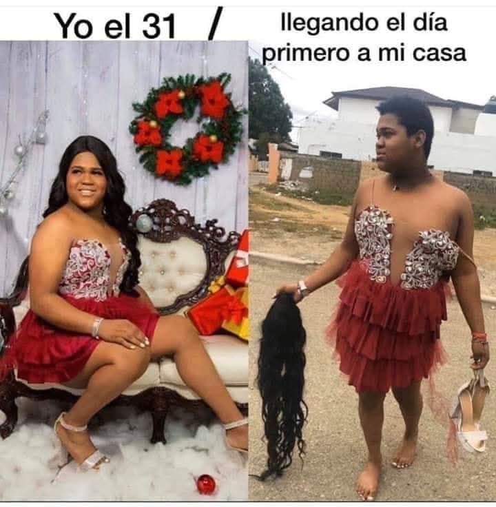 Memes e imágenes divertidas de Año Nuevo 2025. (Foto: Redes sociales)