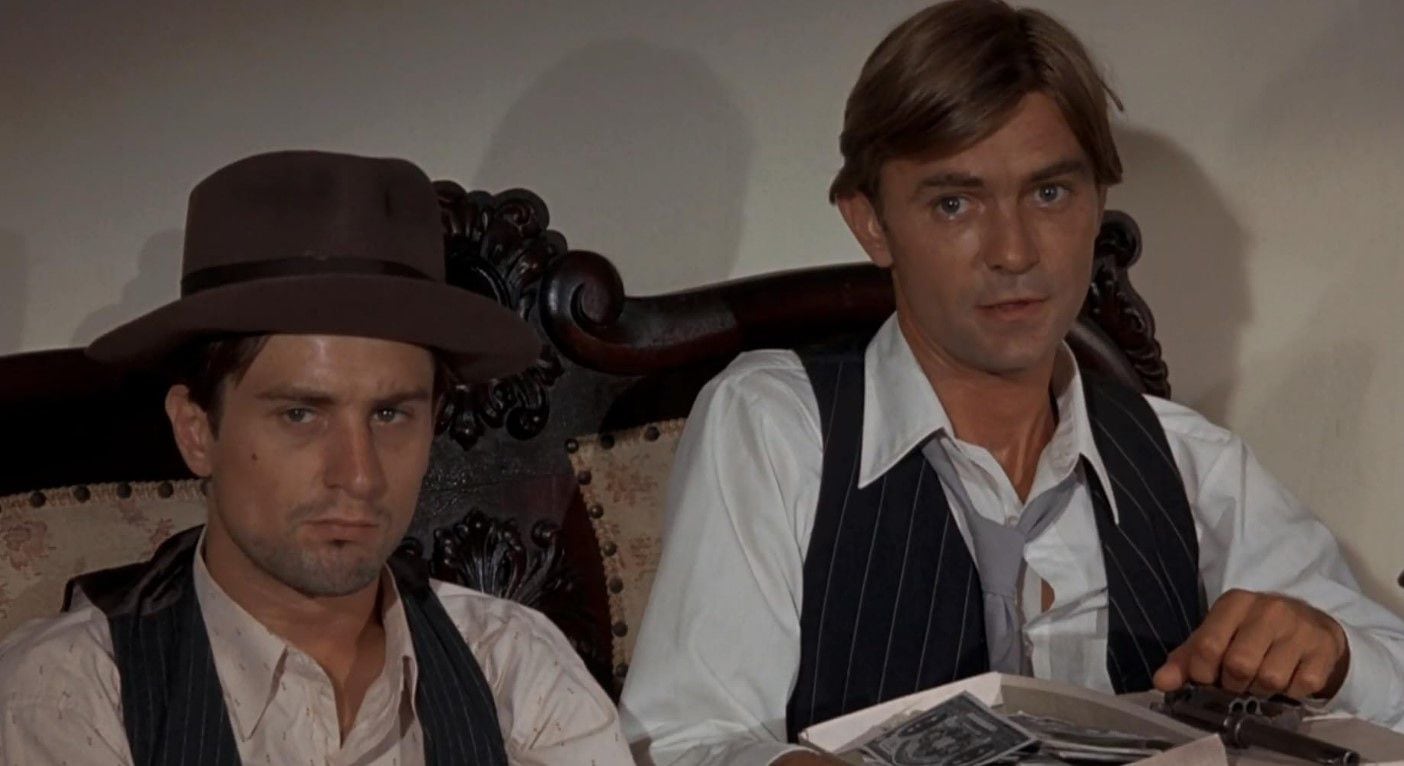 Robert De Niro y Clint Kimbrough en 'Mamá sangrienta' (1970). (Foto: IMDb).