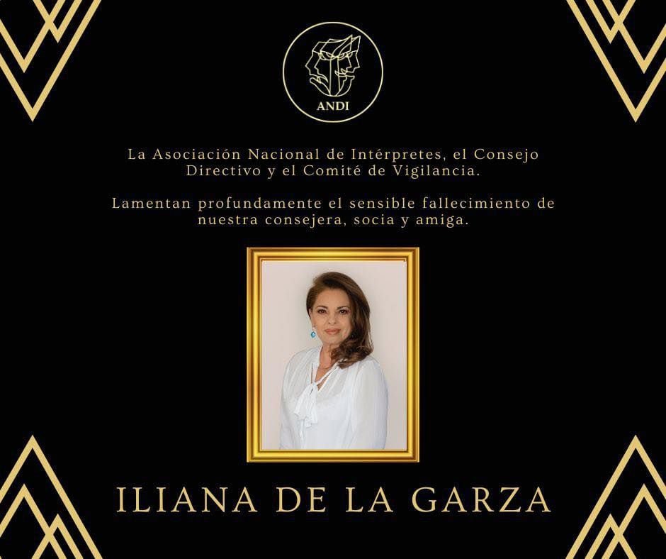 Iliana de la Garza falleció, según informó la ANDI. (Foto: @andimexico).