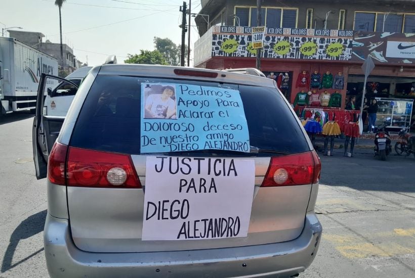 Diego Hernández falleció el pasado 12 de diciembre en la Escuela Secundaria Técnica 52. [Fotografía. Mexiquense/red social X]