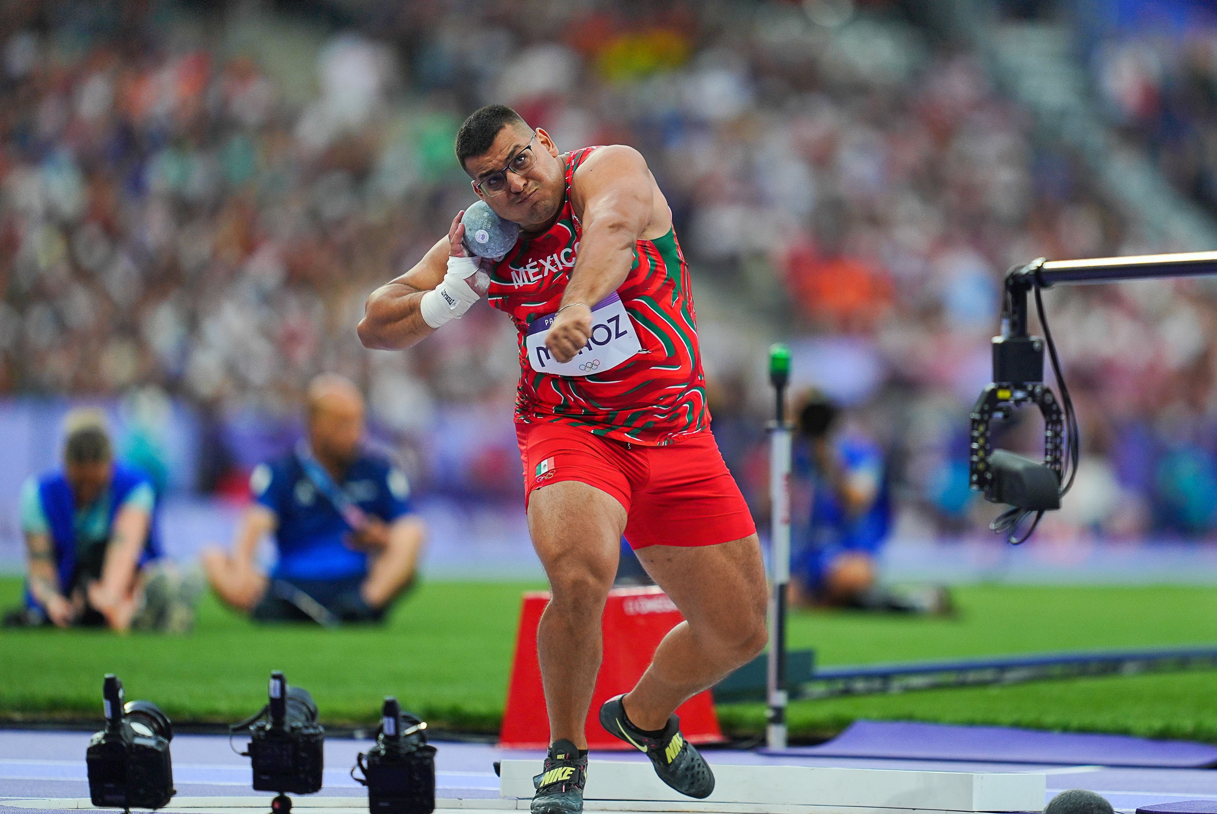 La mejor marca de Uziel Muñoz en la final de lanzamiento de bala masculina de París 2024, su mejor marca fue de 20.88 metros.