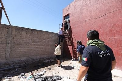 El rancho cuenta con un área de entrenamiento táctico, y otra de acondicionamiento físico