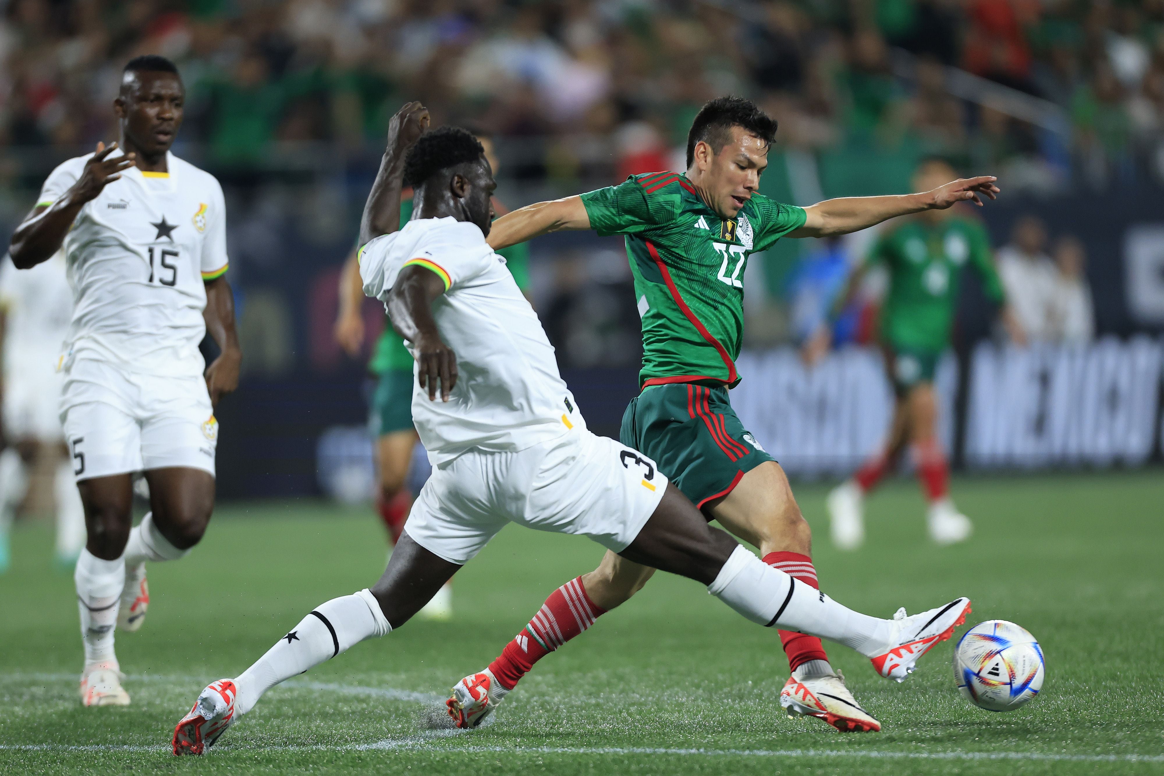 México jugó esta noche contra Ghana en un partido amistoso como parte de la fecha FIFA.