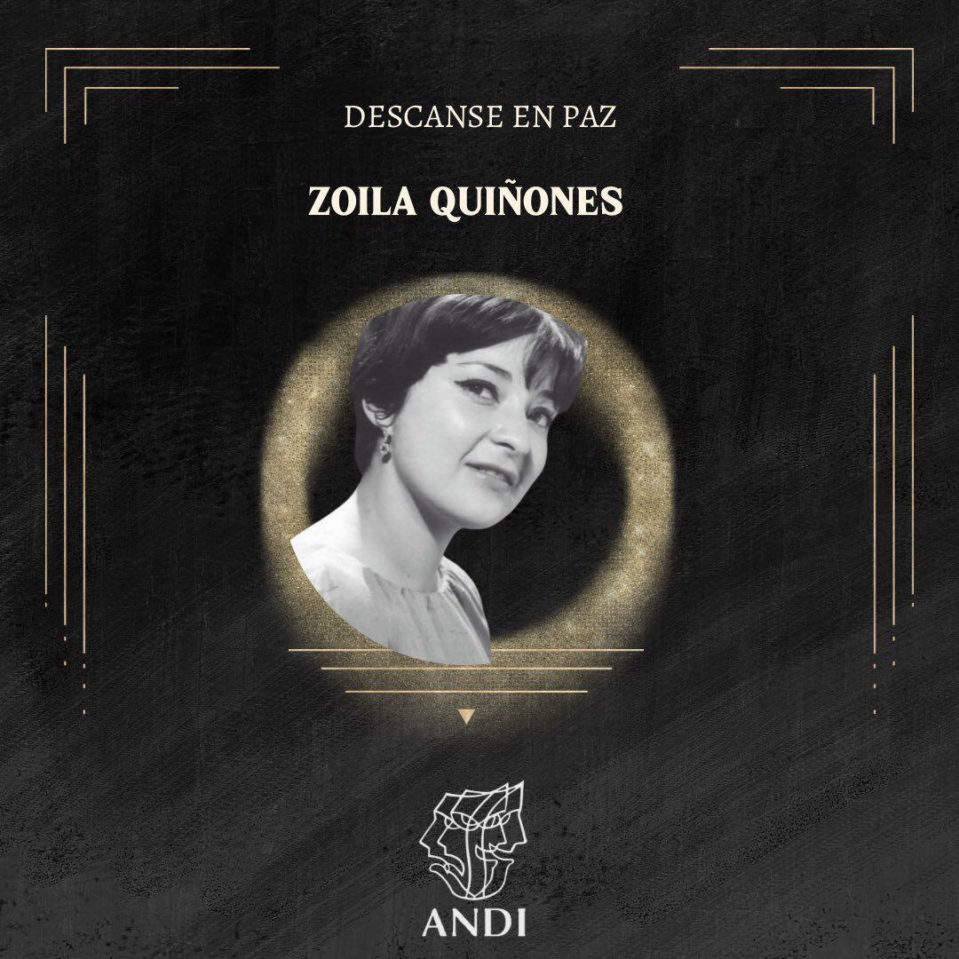 La Asociación Nacional de Intérpretes lamentó la muerte de Zoila Quiñones. (Foto: X / @ANDIMexico)