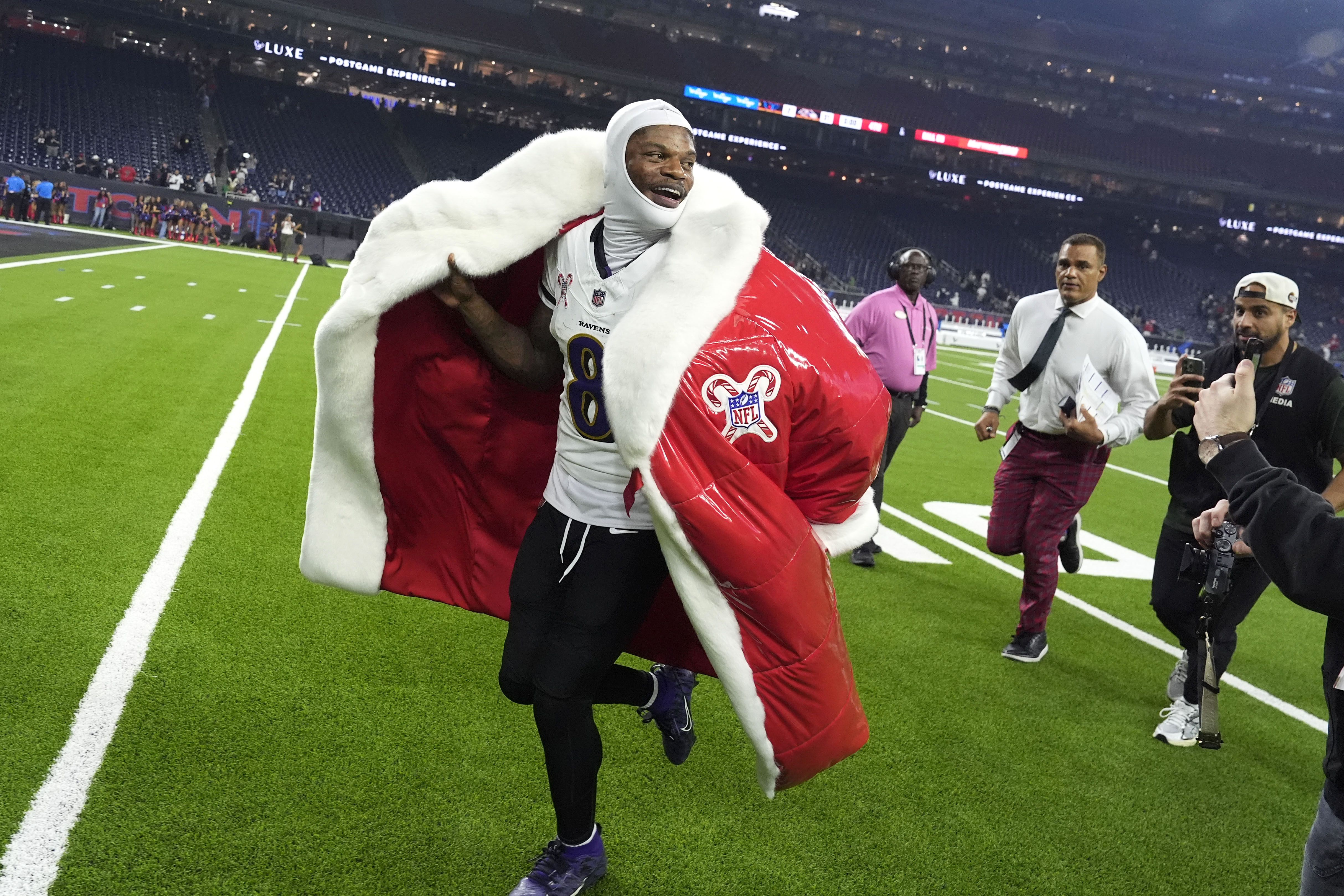 Lamar Jackson compite por otro premio como mejor jugador de la NFL (AP Foto/David J. Phillip)