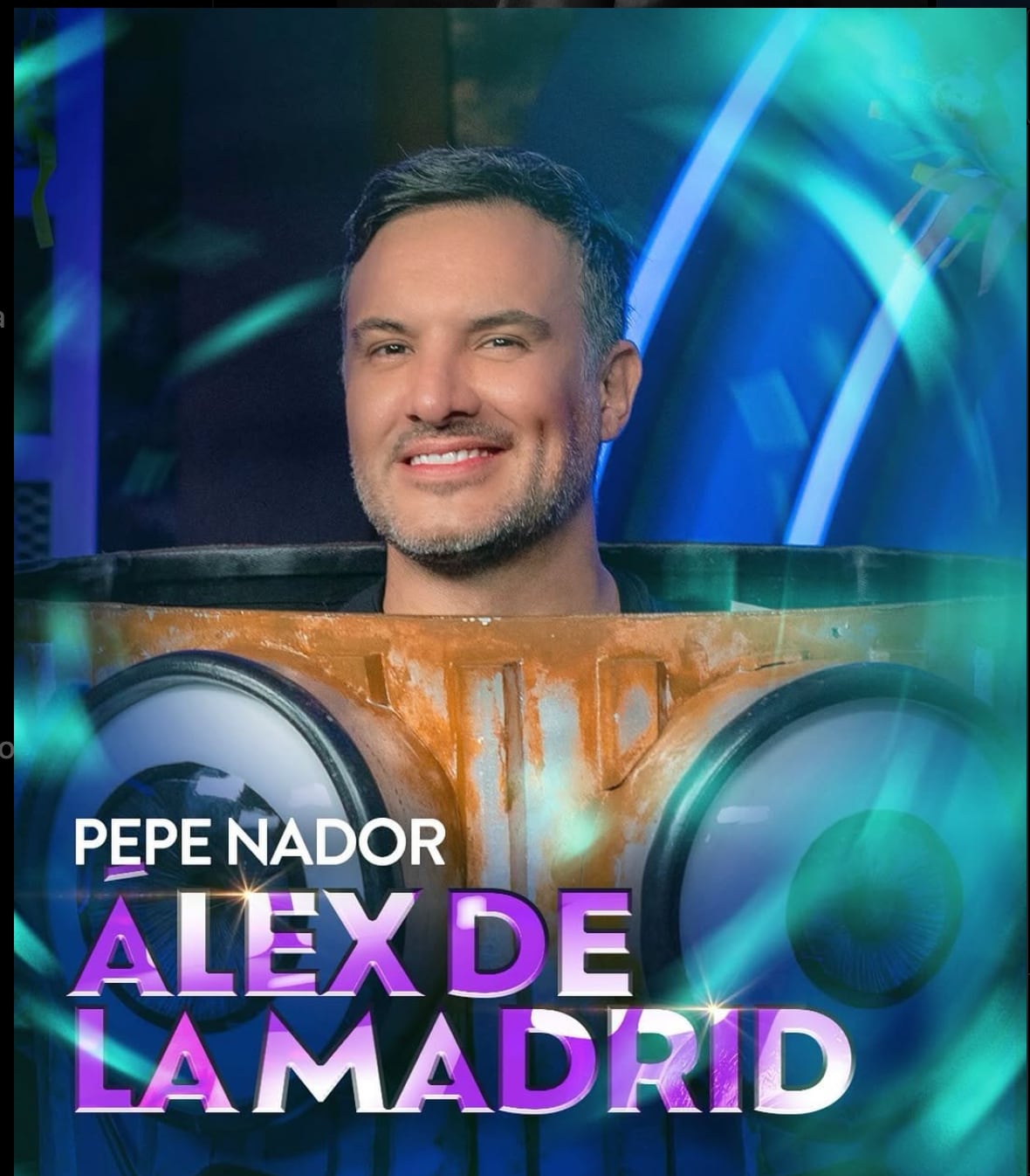 Alex de la Madrid era Pepe nador en 'Quién es la máscara' (Foto: Instagram @quieneslamascara)