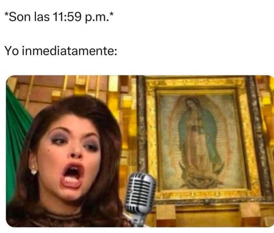 Memes de la interpretación de las Mañanitas a la Virgen de Guadalupe que hizo Itatí Cantoral. (Foto: Redes sociales)