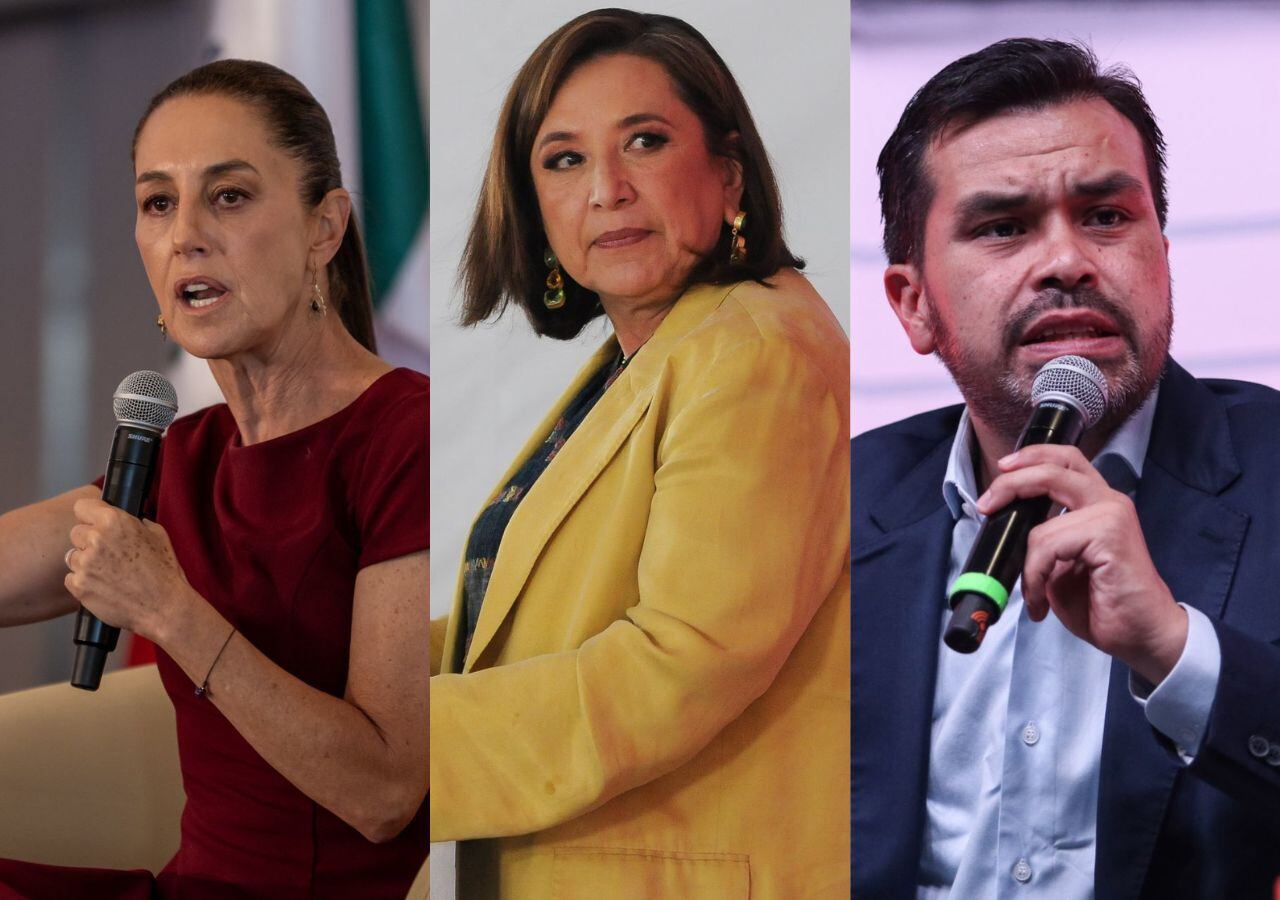 Claudia Sheinbaum, Xóchitl Gálvez y Jorge Álvarez Máynez buscan ganar las elecciones 2024 en México y participarán en el debate presidencial.